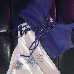 RVCA women’s reversible bathing suit